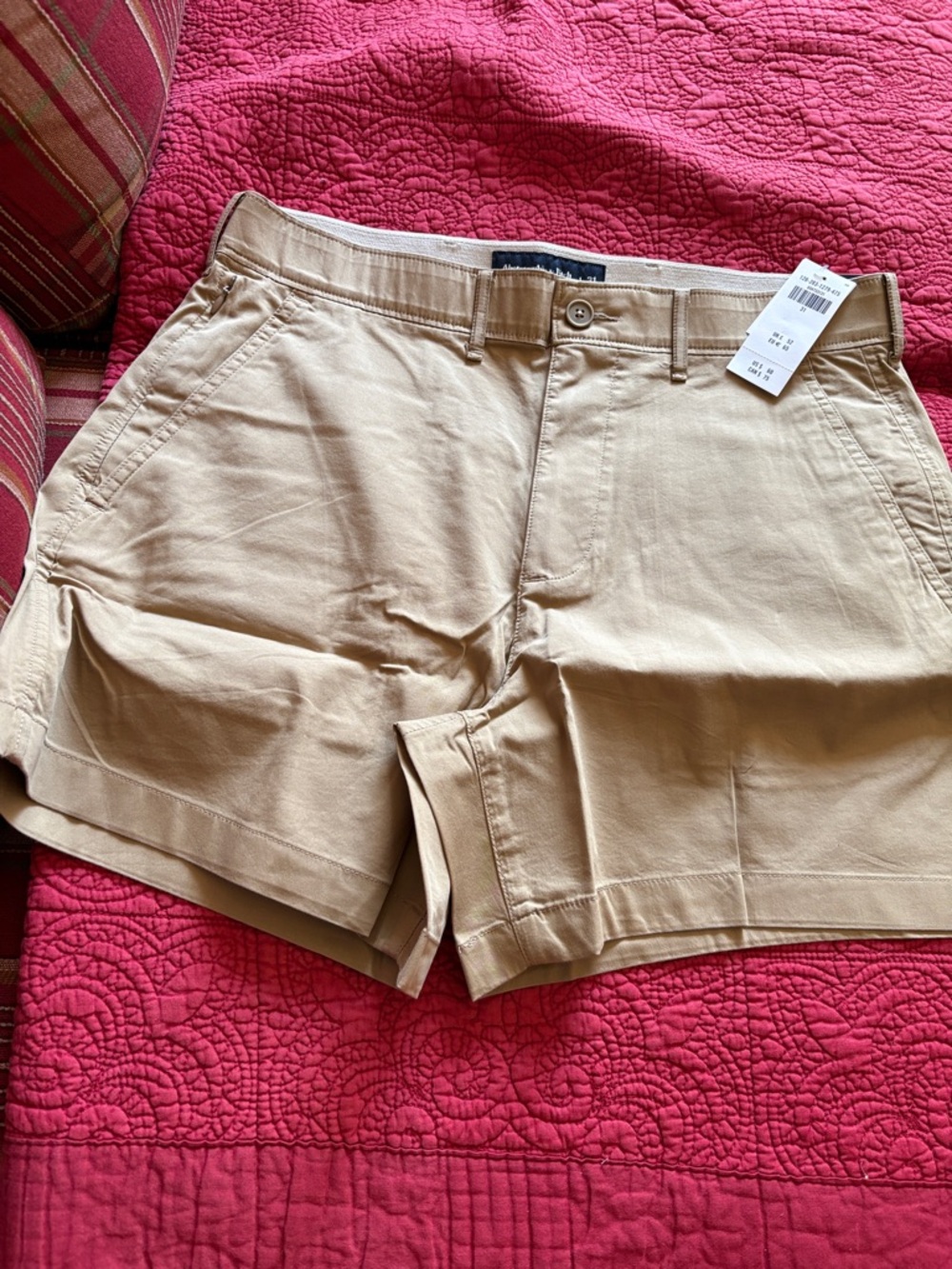 Men’s Classic Khaki Shorts - Neutral Beige